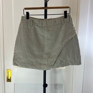 DISSH linen mini skort